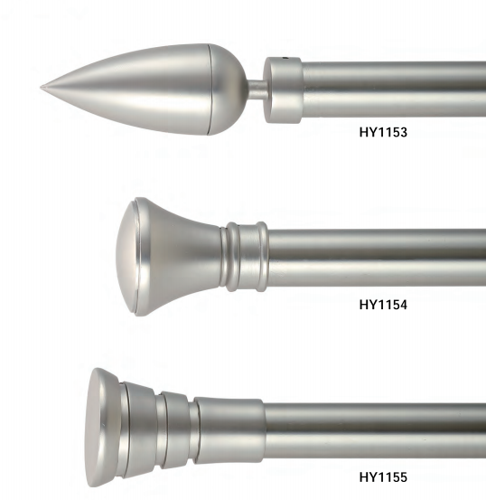 Curtain Rod for windows,1-Inch Adjustable Single Curtain Rods for Windows 25 to 38-Inch,Includes 2 Mounting