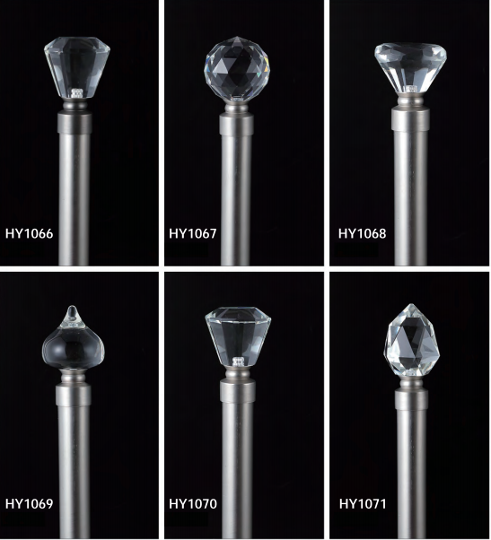 crystal windows Curtain Rods
