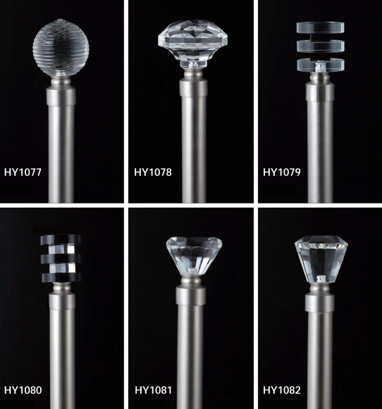 crystal windows Curtain Rods