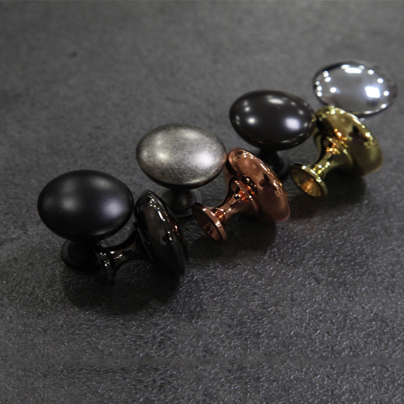 Round Drawer Handles Mushroom Kitchen Cabinet Hardware Furniture Knobs