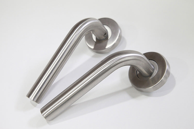 stainless steel series lock set lever door handle