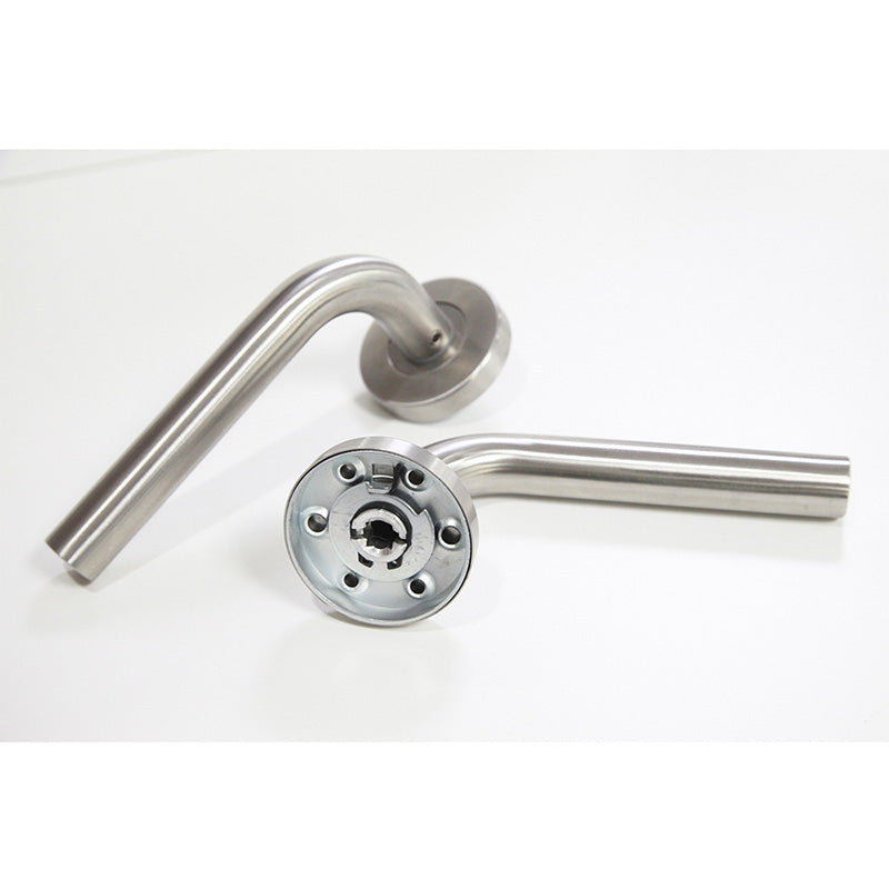 stainless steel series lock set lever door handle