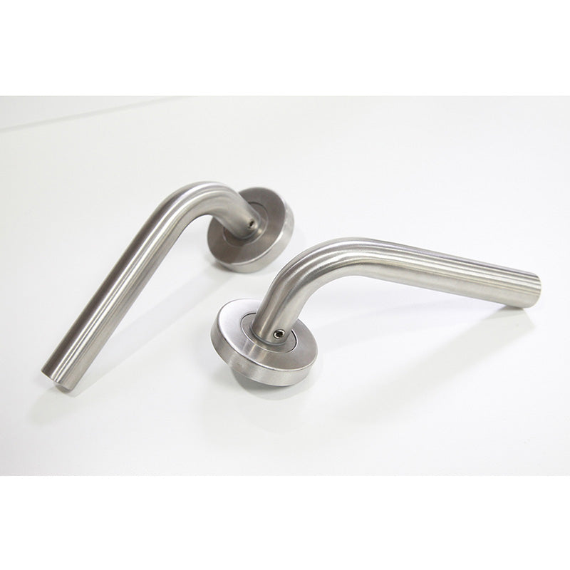 stainless steel series lock set lever door handle