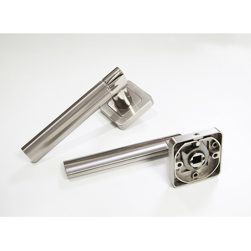 European Style design metal interior bathroom Door Hardware Zinc Lever Concealed Pull Locks and Door Handle