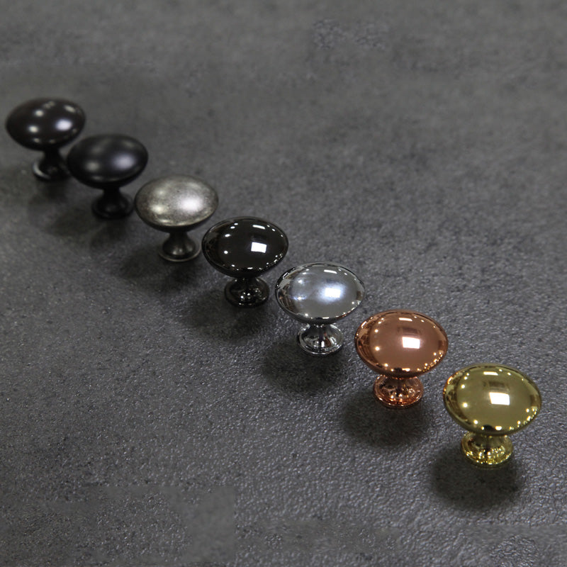 Round Drawer Handles Mushroom Kitchen Cabinet Hardware Furniture Knobs