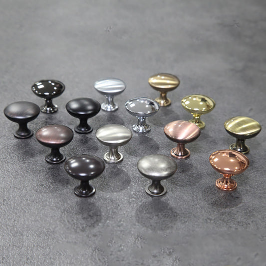 Round Drawer Handles Mushroom Kitchen Cabinet Hardware Furniture Knobs