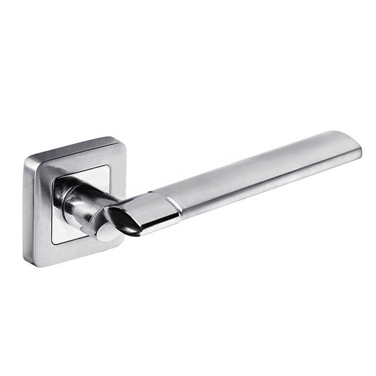 European Style design metal interior bathroom Door Hardware Zinc Lever Concealed Pull Locks and Door Handle