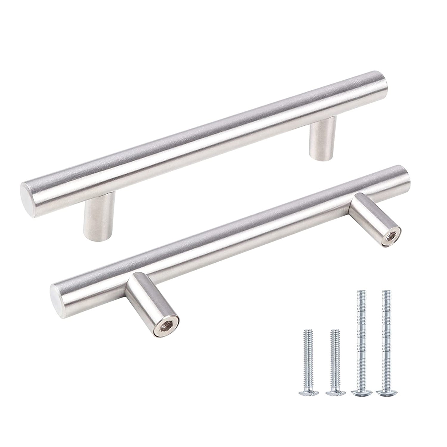 Metallic Handle Stainless steel hardware bedroom kitchen furniture modern Cabinet door ...